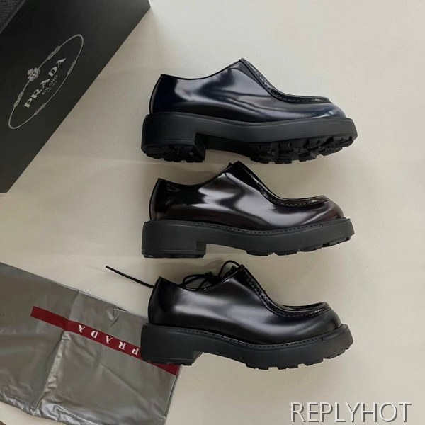 프라다 2023 diapason 더비 슈즈 구두 로퍼