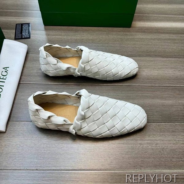 보테가베네타 2023 빅 인트레치아토 레더 가죽 로퍼 구두 신발 스니커즈