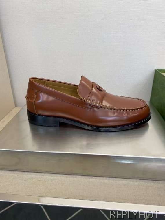 구찌 2023 인터로킹 스트라이프 로퍼 구두 신발