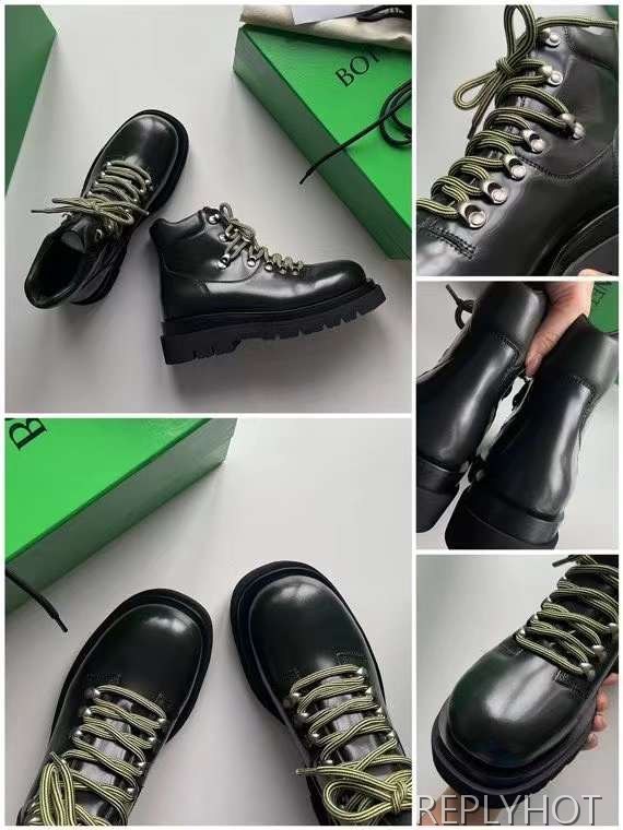 보테가베네타 2023 러그 하이킹 레이스업 부츠 슈즈 스니커즈 구두 더비 신발