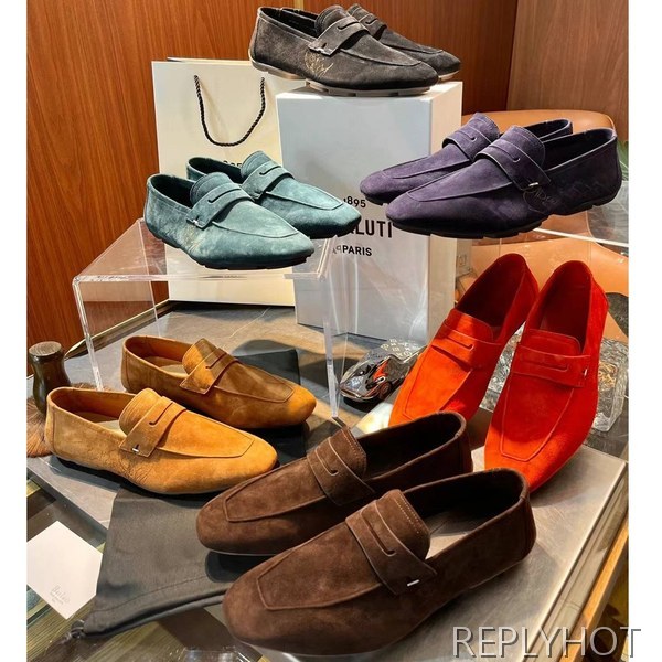 벨루티 Lorenzo Drive Camoscio 두라이빙 슈즈 스니커즈 신발 구두 로퍼