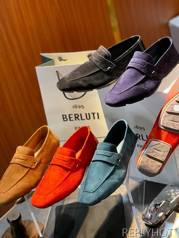 벨루티 Lorenzo Drive Camoscio 두라이빙 슈즈 스니커즈 신발 구두 로퍼