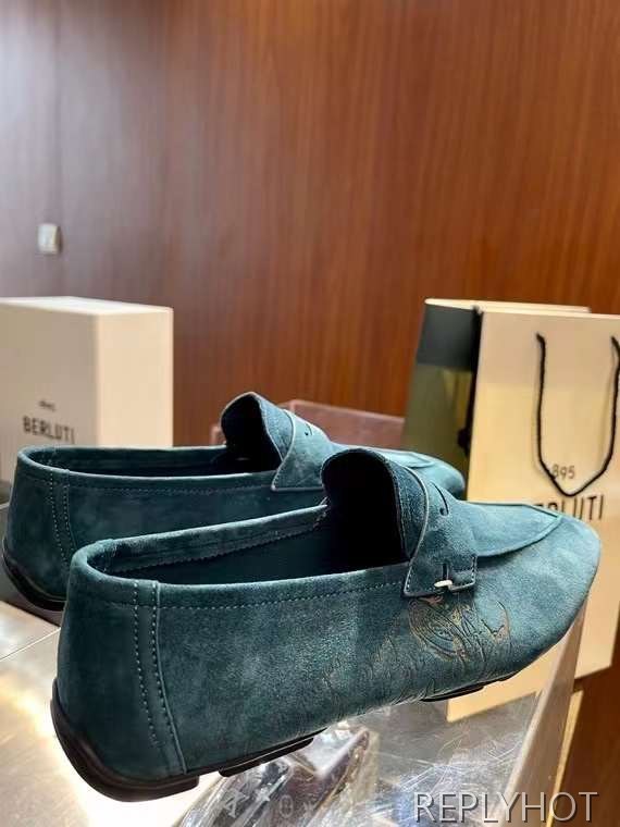 벨루티 Lorenzo Drive Camoscio 두라이빙 슈즈 스니커즈 신발 구두 로퍼