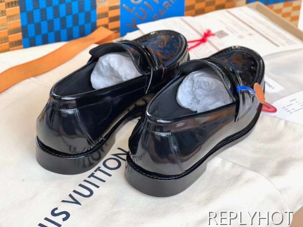 루이비통 2023 MAJOR 마이크로모노그램 패턴 로퍼 구두 더비 신발