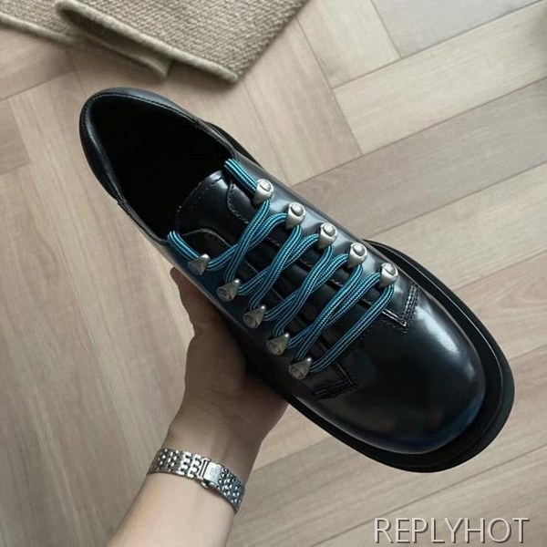 보테가베네타 2023 러그 하이킹 레이스업 슈즈 스니커즈 구두 더비 신발