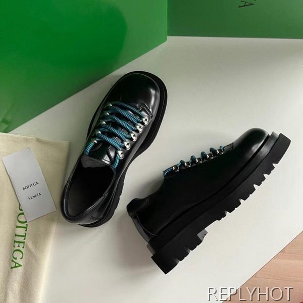 보테가베네타 2023 러그 하이킹 레이스업 슈즈 스니커즈 구두 더비 신발