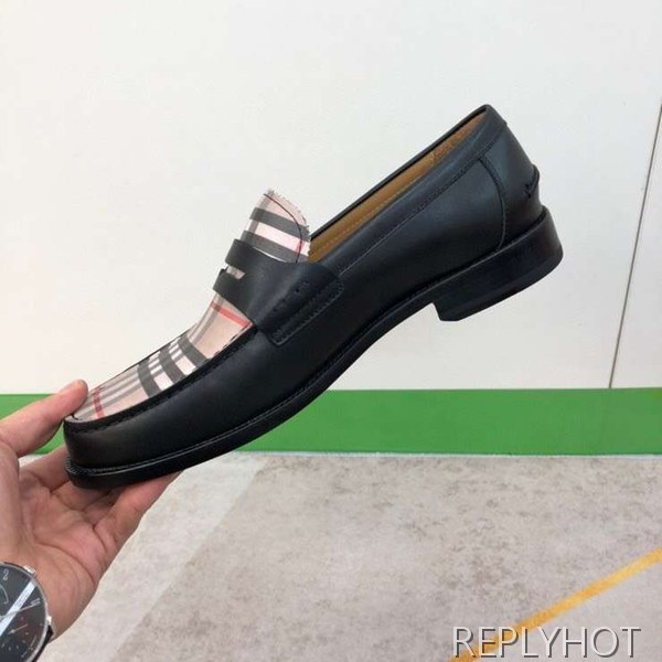 버버리 2023 브릿체크 페니 로퍼 구두 신발