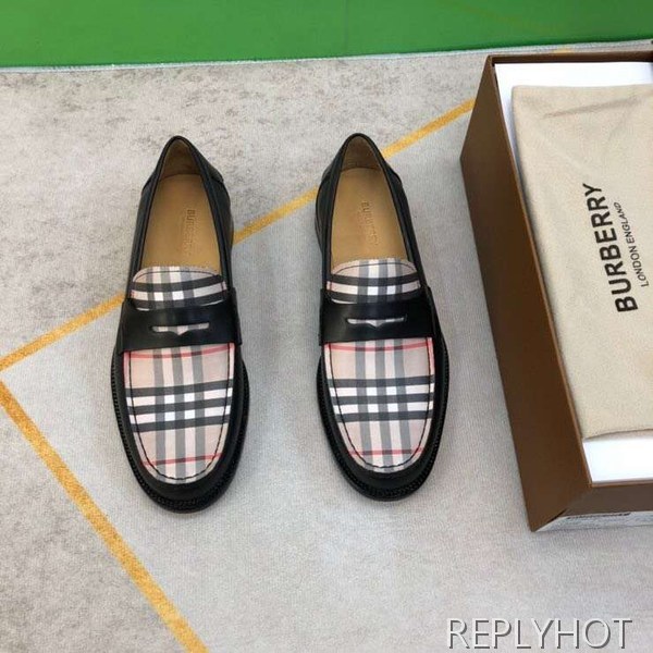버버리 2023 브릿체크 페니 로퍼 구두 신발