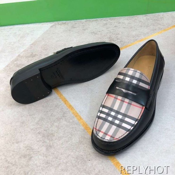 버버리 2023 브릿체크 페니 로퍼 구두 신발