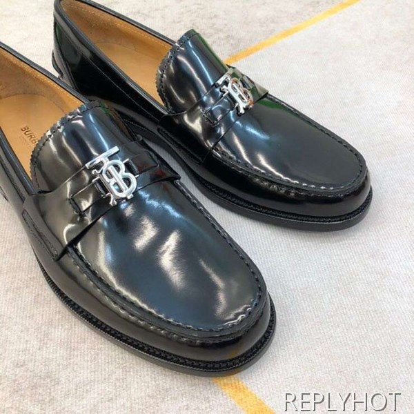 버버리 2023 TB와펜 페니 로퍼 구두 신발