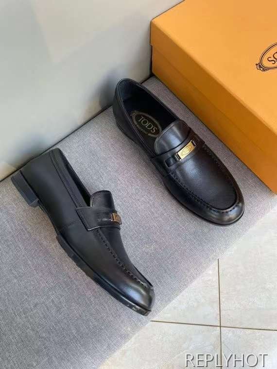 토즈 2022 골드 로고 와펜 페니 로퍼 구두 신발