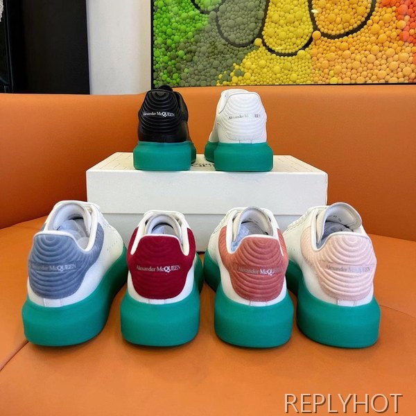 알렉산더맥퀸 2022 에메랄드컬러 오버솔 스니커즈