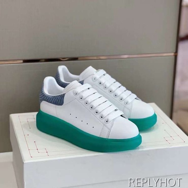 알렉산더맥퀸 2022 에메랄드컬러 오버솔 스니커즈