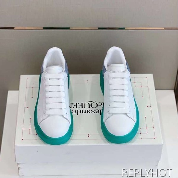 알렉산더맥퀸 2022 에메랄드컬러 오버솔 스니커즈