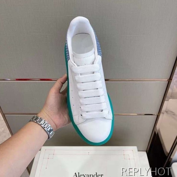 알렉산더맥퀸 2022 에메랄드컬러 오버솔 스니커즈