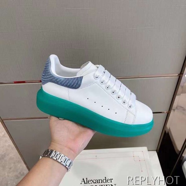 알렉산더맥퀸 2022 에메랄드컬러 오버솔 스니커즈