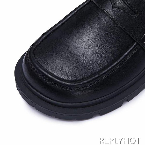 마르지엘라 2022 힐컵 스티치 페니 로퍼