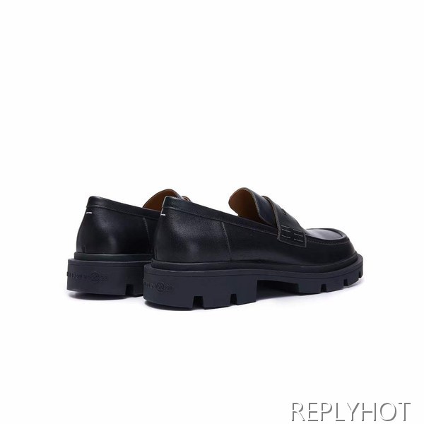 마르지엘라 2022 힐컵 스티치 페니 로퍼