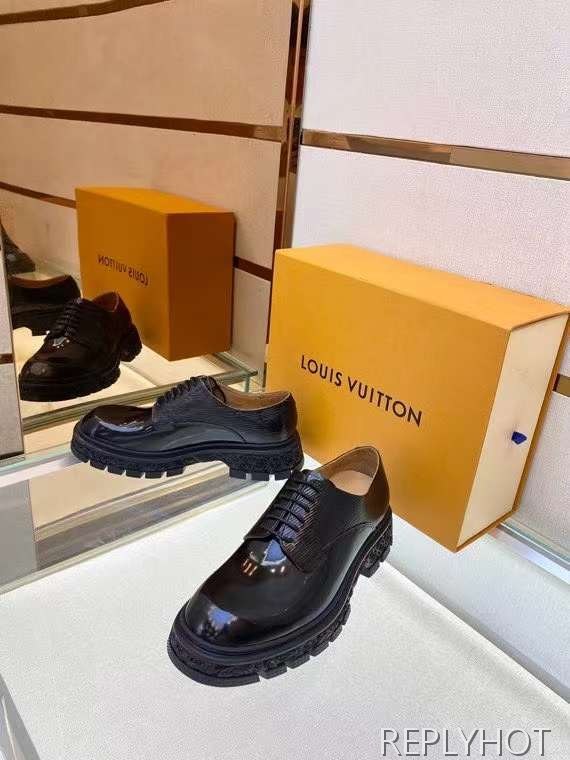 루이비통 2022 MAJOR 타이가 모노그램 솔 옥스포드 슈즈 신발 구두