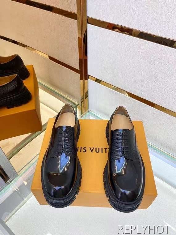 루이비통 2022 MAJOR 타이가 모노그램 솔 옥스포드 슈즈 신발 구두