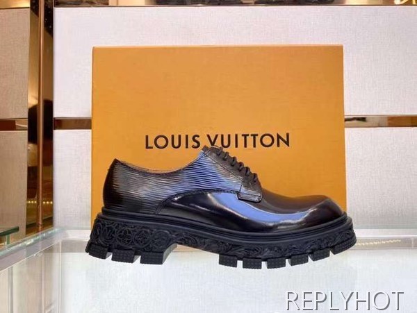 루이비통 2022 MAJOR 타이가 모노그램 솔 옥스포드 슈즈 신발 구두