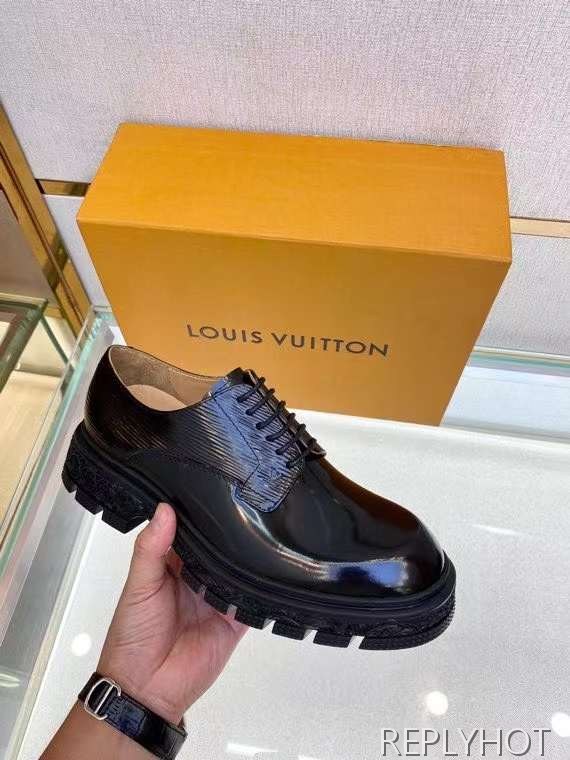 루이비통 2022 MAJOR 타이가 모노그램 솔 옥스포드 슈즈 신발 구두