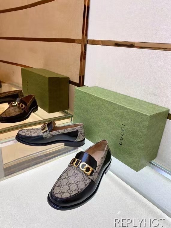 구찌 2022 로고 스틸와펜 페니 로퍼