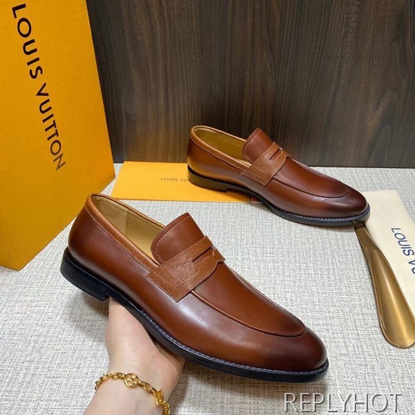 루이비통 2022 로고 엠보 페니 로퍼