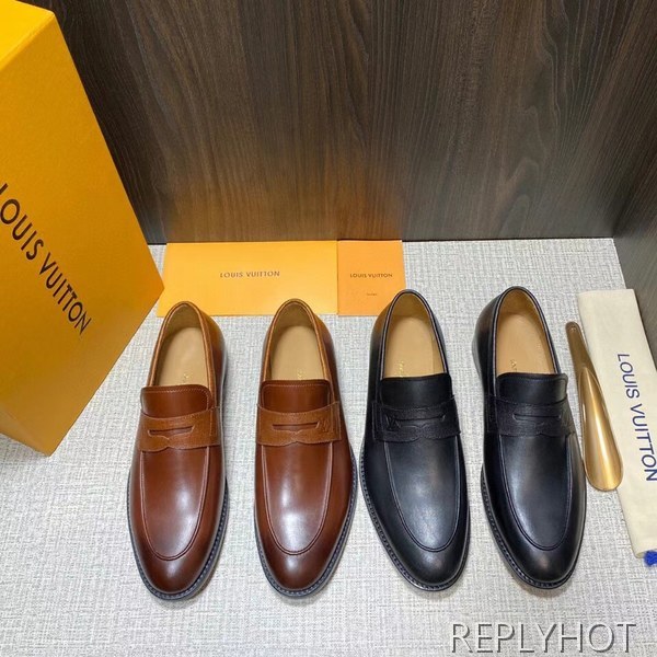 루이비통 2022 로고 엠보 페니 로퍼