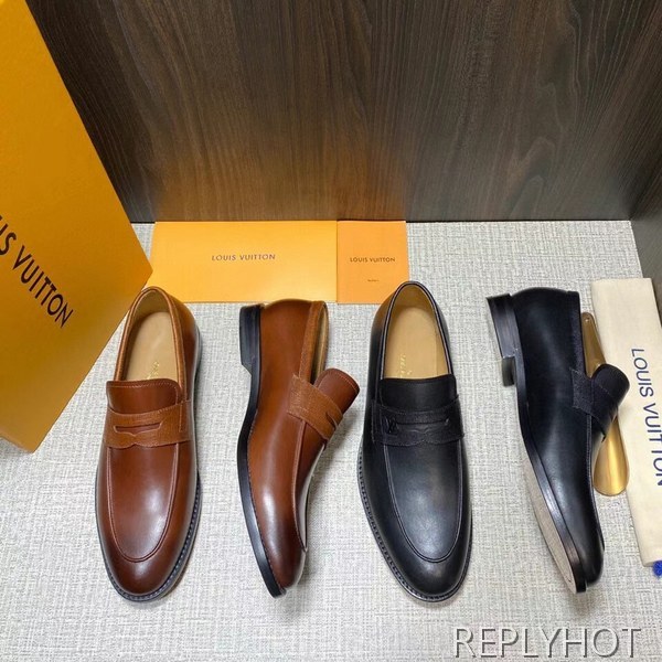 루이비통 2022 로고 엠보 페니 로퍼