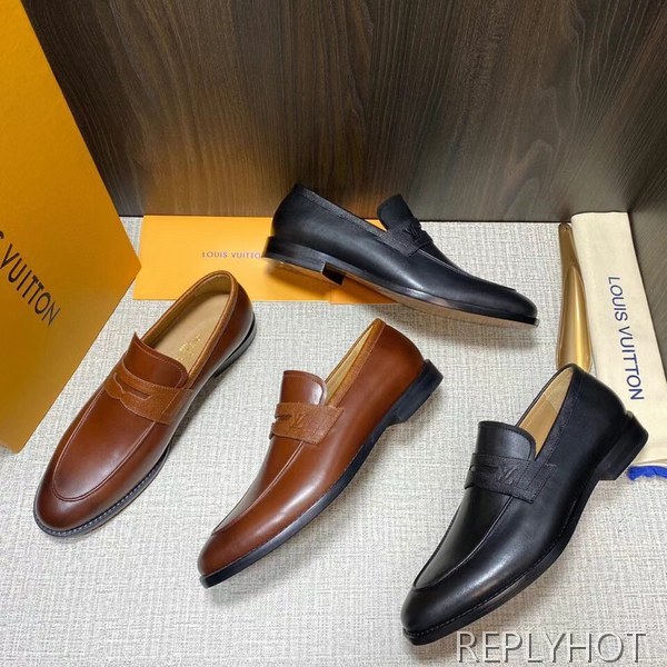 루이비통 2022 로고 엠보 페니 로퍼