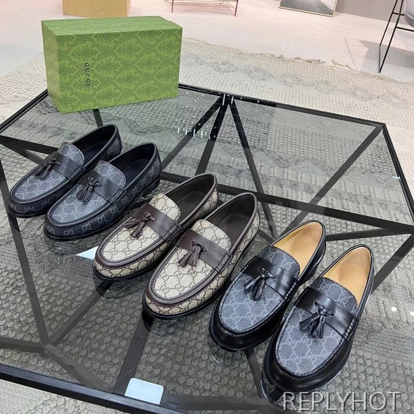 구찌 2022 테슬 GG웹 페니 로퍼