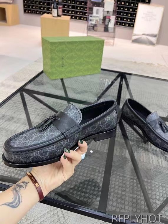 구찌 2022 테슬 GG웹 페니 로퍼