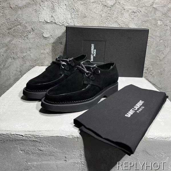 생로랑 2022 더블버틀 스트랩 크레페솔 로퍼