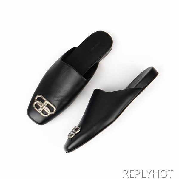 발렌시아가 코지 BB 뮬 샌들 블로퍼실버