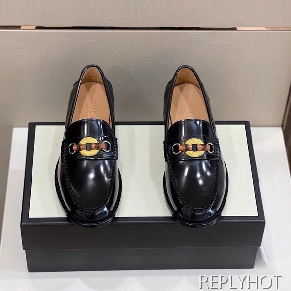 구찌 2021 뱀부 홀스빗 로퍼