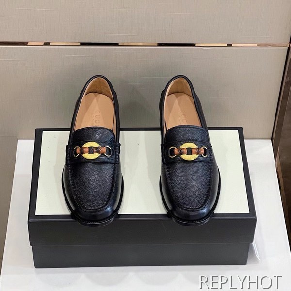 구찌 2021 뱀부 홀스빗 로퍼