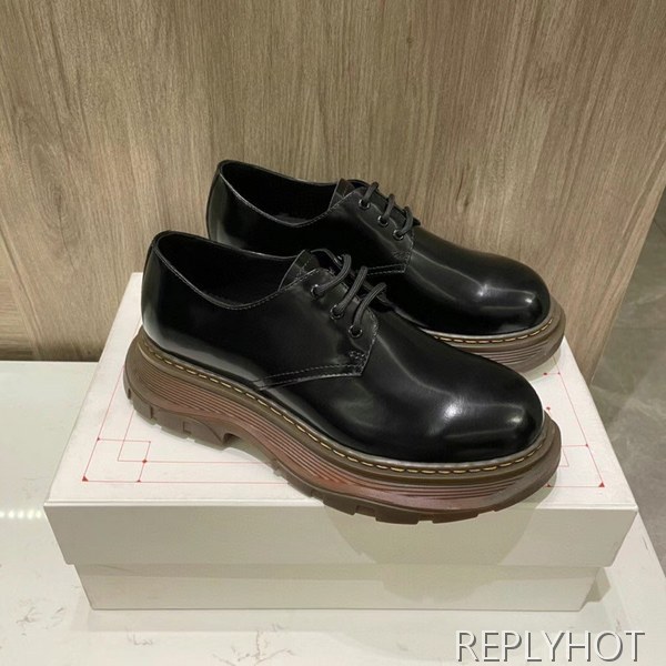 알렉산더맥퀸 2021 클리어 러버솔 트레드 더비슈즈