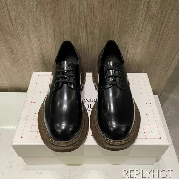 알렉산더맥퀸 2021 클리어 러버솔 트레드 더비슈즈