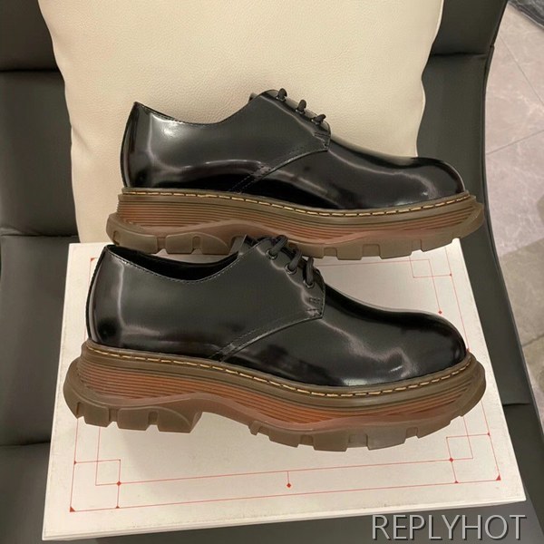 알렉산더맥퀸 2021 클리어 러버솔 트레드 더비슈즈