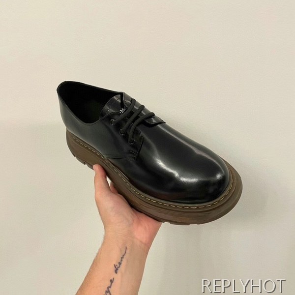 알렉산더맥퀸 2021 클리어 러버솔 트레드 더비슈즈