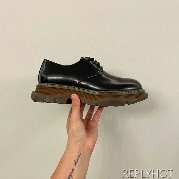 알렉산더맥퀸 2021 클리어 러버솔 트레드 더비슈즈