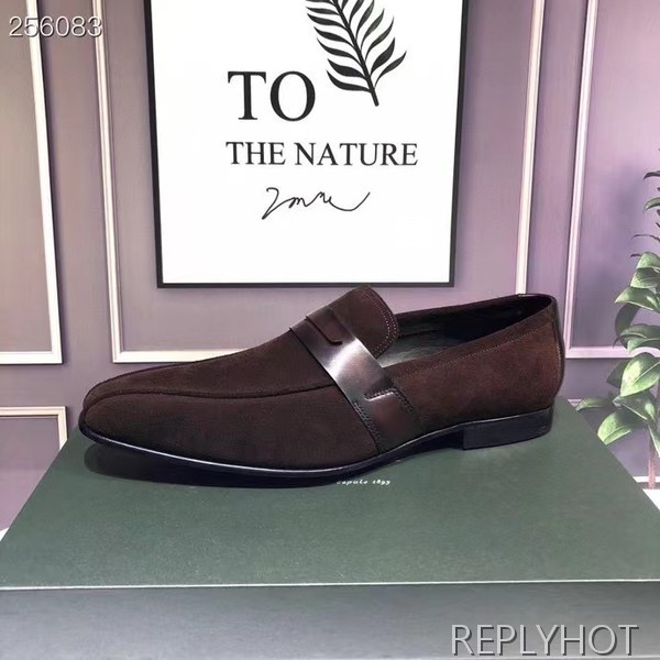 벨루티 2021 로렌조 스웨이드 페니 로퍼