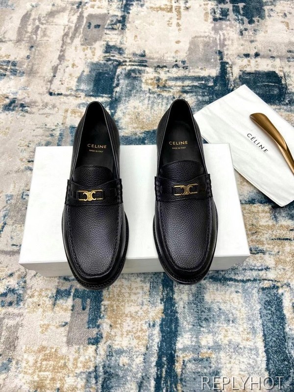 셀린느 2021 트리오페 로고 와펜 페니 로퍼