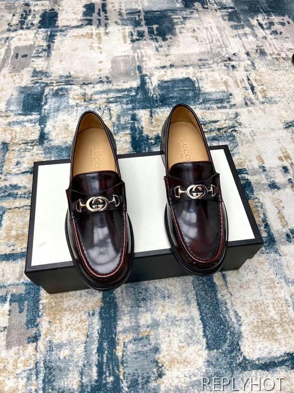 구찌 2021 마몬트로고 페니 로퍼