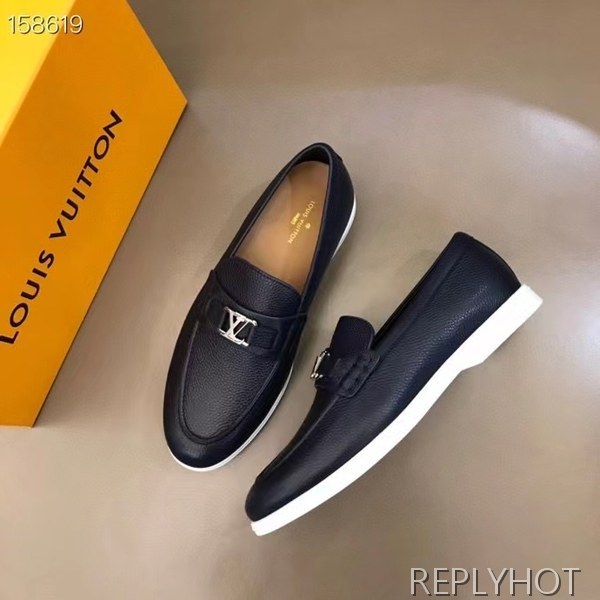 루이비통 2021 LV버클 화이트솔 페니 로퍼