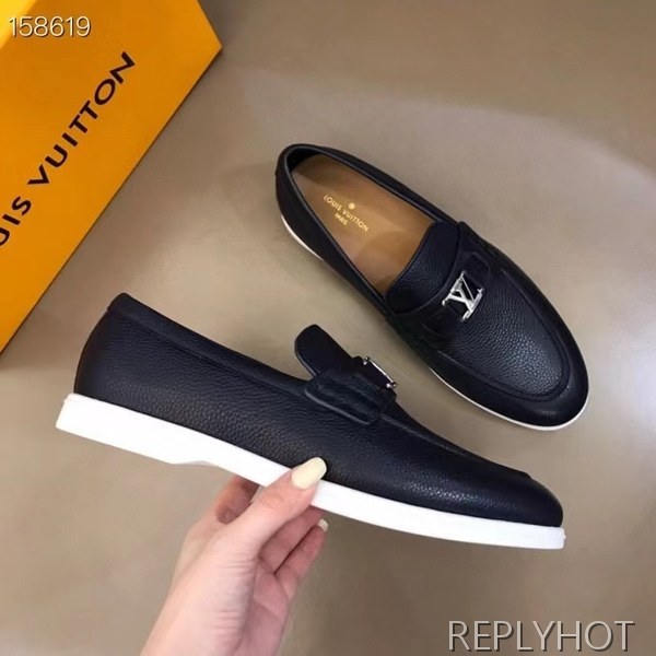 루이비통 2021 LV버클 화이트솔 페니 로퍼