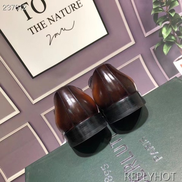 벨루티 2021 스크리토 더블 몽크스트랩 로퍼