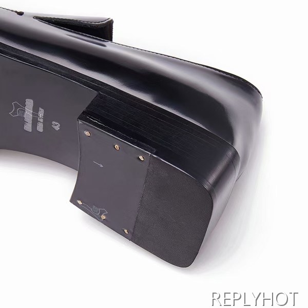 발렌시아가 2021 Mocassino Coin Rim nero 로퍼