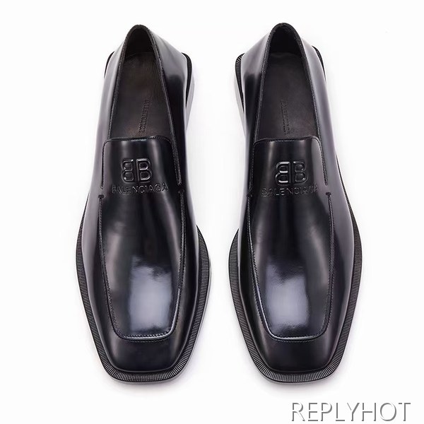 발렌시아가 2021 Mocassino Coin Rim nero 로퍼